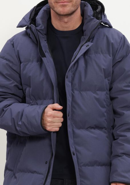 Blauwe CANADA GOOSE Gewatteerde jas WYNDHAM PARKA- CR BLACK LABEL - large