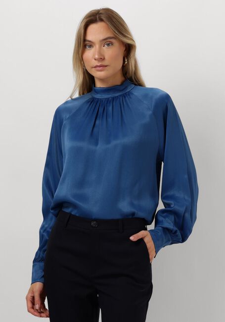 Blauwe MOS MOSH Blouses SILJA GLOSSI BLOUSE - large