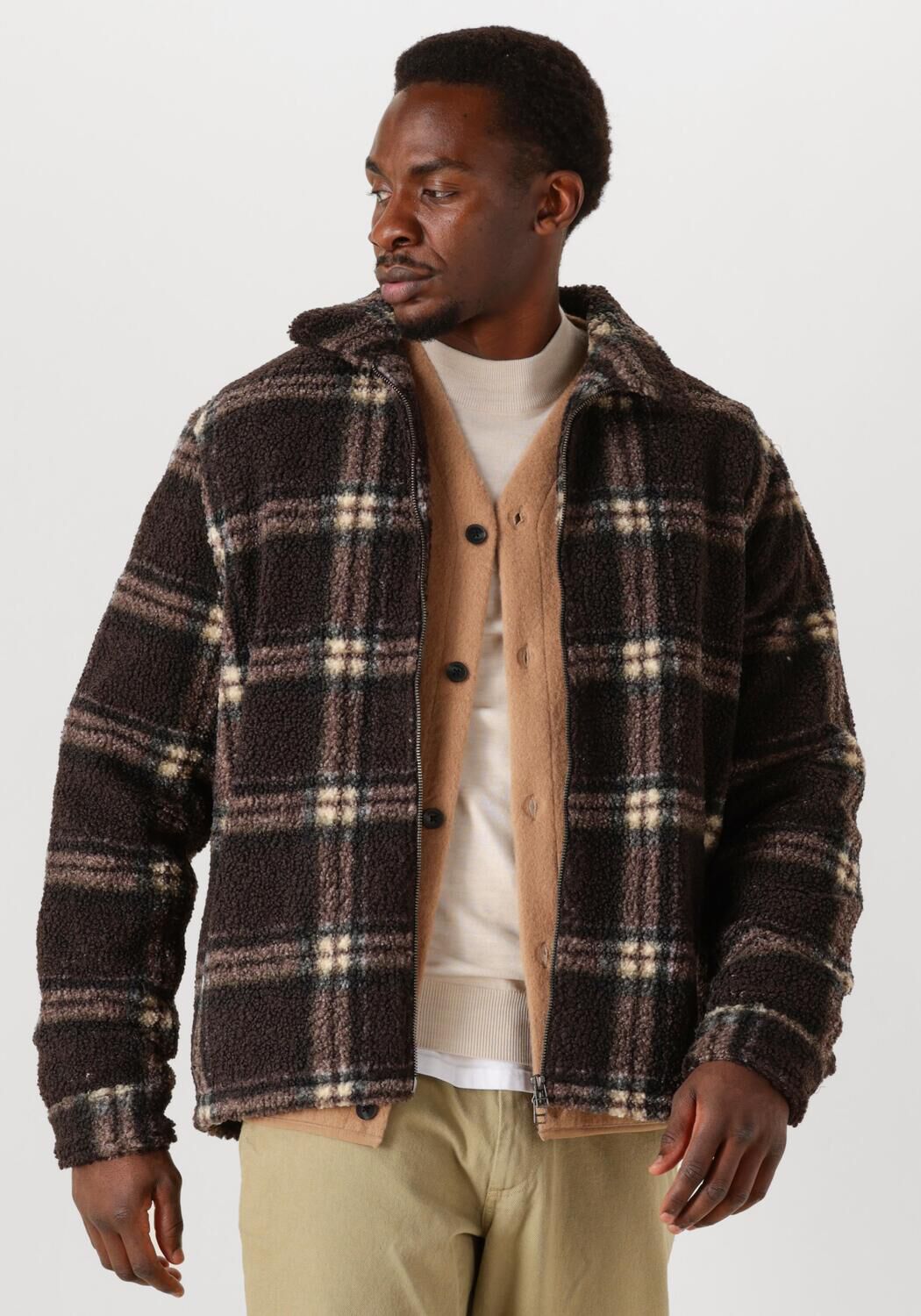 Forét Forét Jack Heren Cabin Zip Fleece