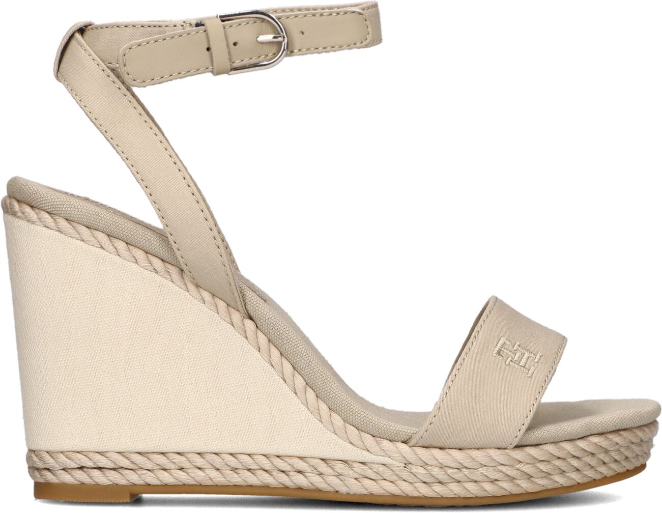 Tommy Hilfiger Sandalen
Dames Rope Webbing Wedge, Maat: 41, Materiaal: Katoen, Kleur: Beige