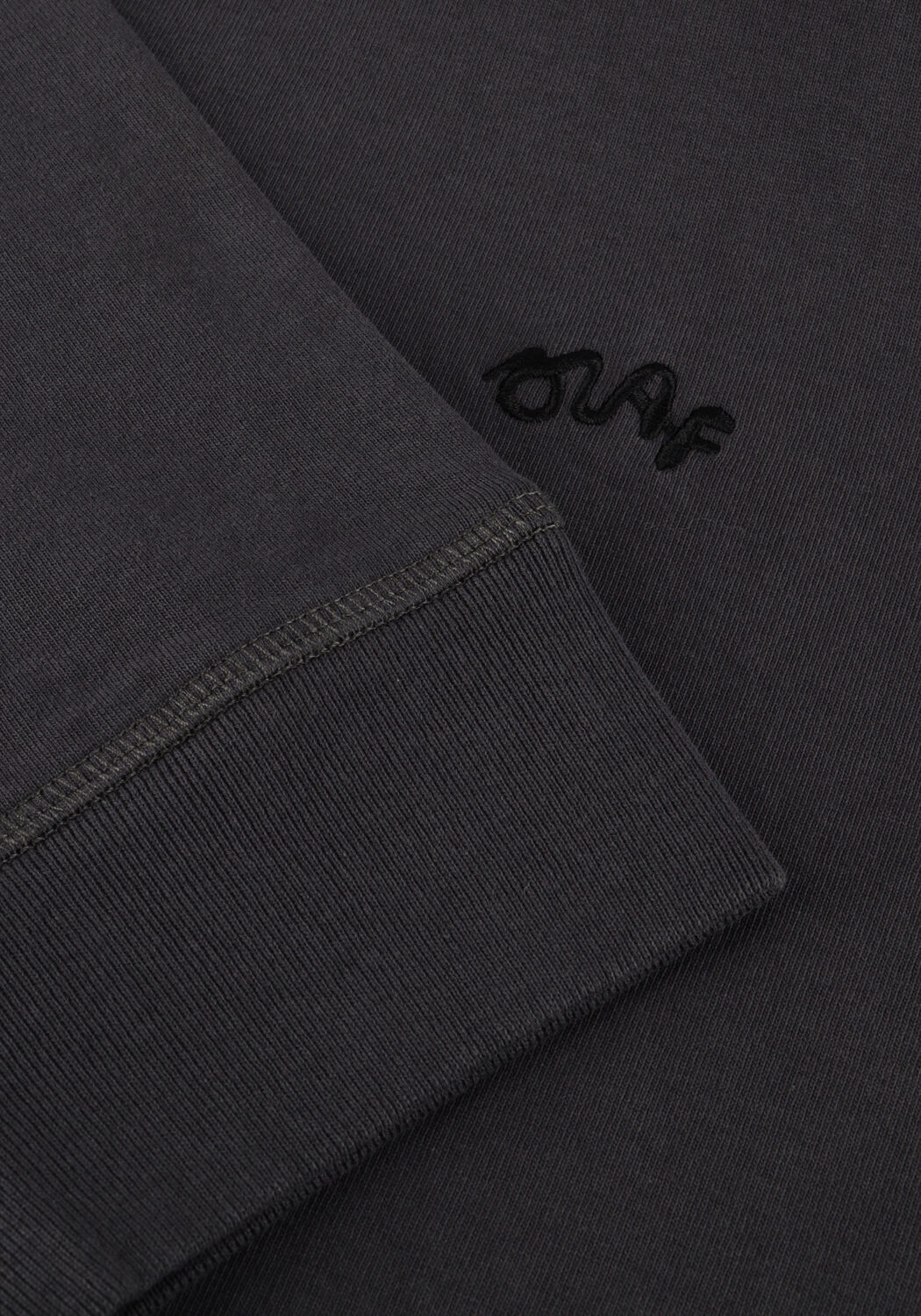 Donkergrijze OLAF HUSSEIN T-shirt SIGNATURE LS TEE - large