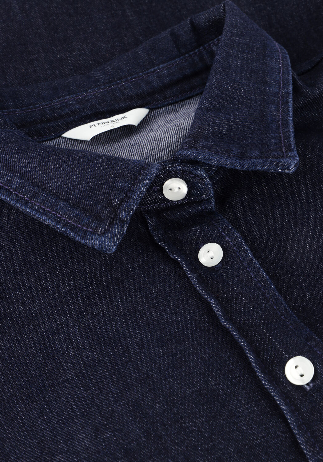 Donkerblauwe PENN & INK Blouses BLOUSE W25Z801 - large