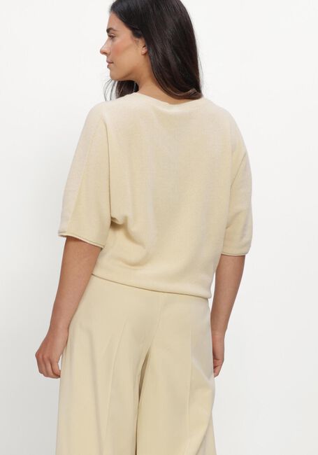 Beige LUISA CERANO Top PULLOVER AUS KASCHMIR-MIX - large