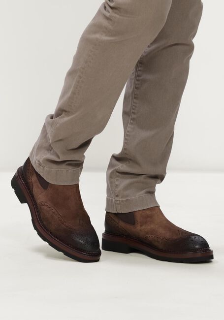 Bruine SANTONI Chelsea boots MEN'S ANKLE BOOT - large