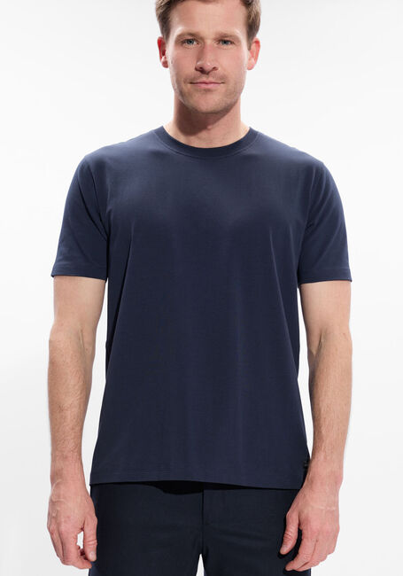 Donkerblauwe WAHTS T-shirt BERKLEY JERSEY STRETCH - large