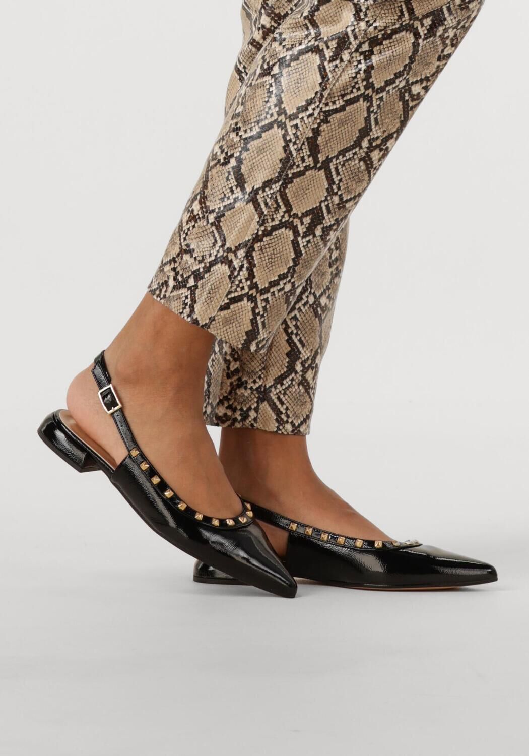 Zwarte NOTRE-V Slingbacks 12270 - large