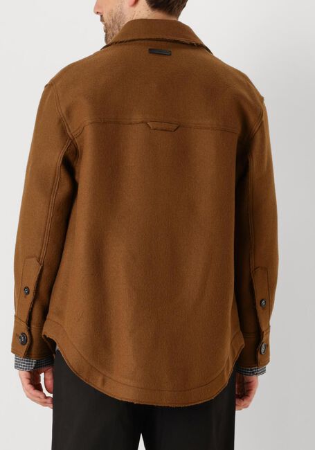 Camel AMI PARIS Overshirt VESTE BOUTONNEE - large