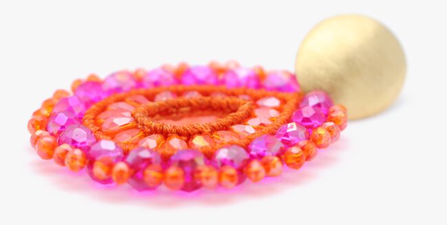 Oranje LOTT. GIOIELLI Sieraad SI OPEN DROP S IRR. STONES Oranje LOTT. GIOIELLI Sieraad SI OPEN DROP S IRR. STONES - large