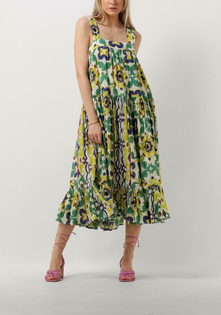 Groene MES DEMOISELLES Midi jurk CALLY - large