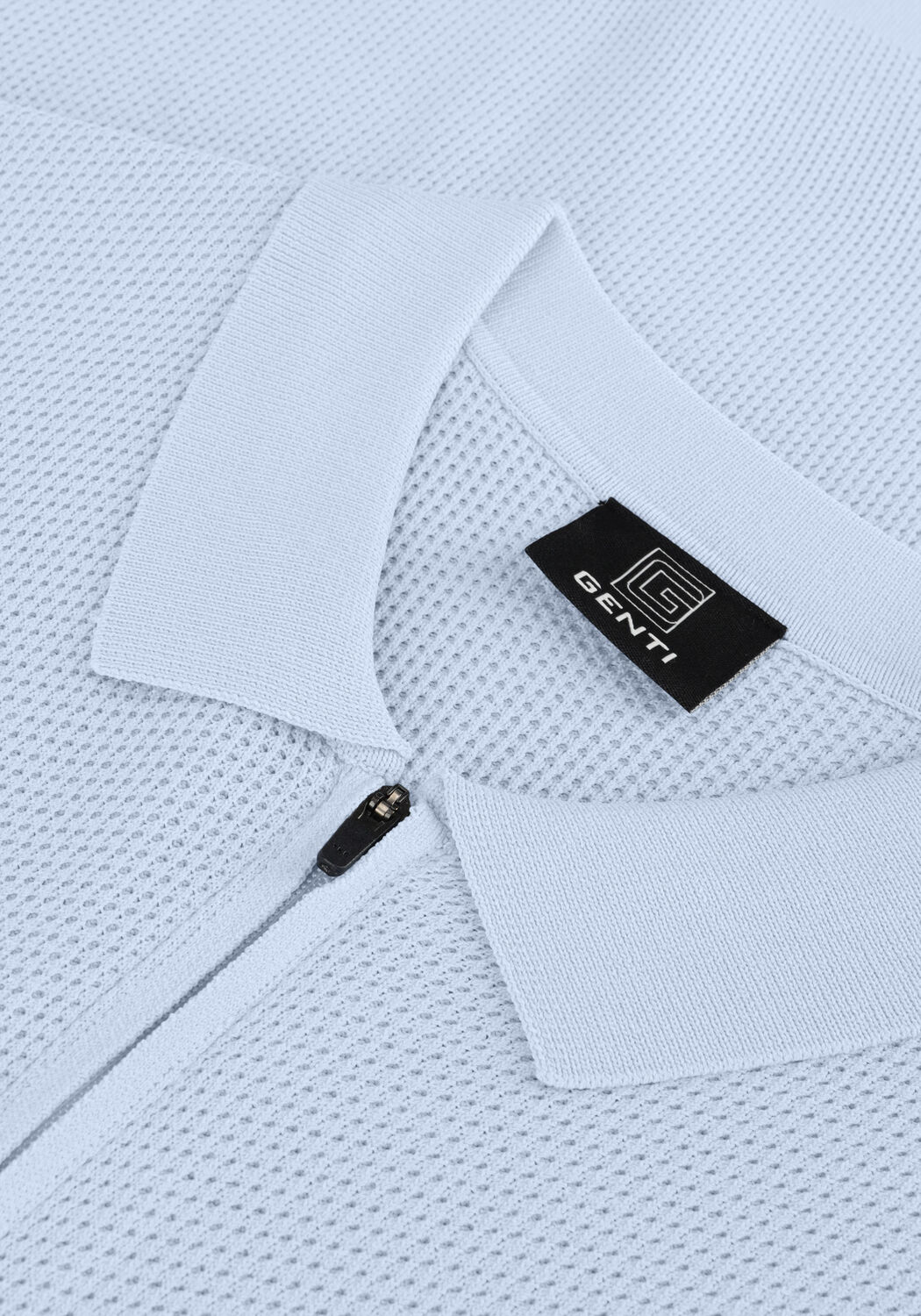 Lichtblauwe GENTI Polo K9119-1260 - large