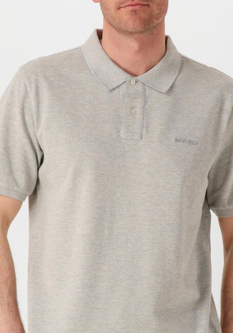 Lichtgrijze WOOLRICH Polo CLASSIC AMERICAN POLO - large
