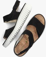 Zwarte WALDLAUFER Sandalen met hak 955001 Zwarte WALDLAUFER Sandalen met hak 955001 - medium