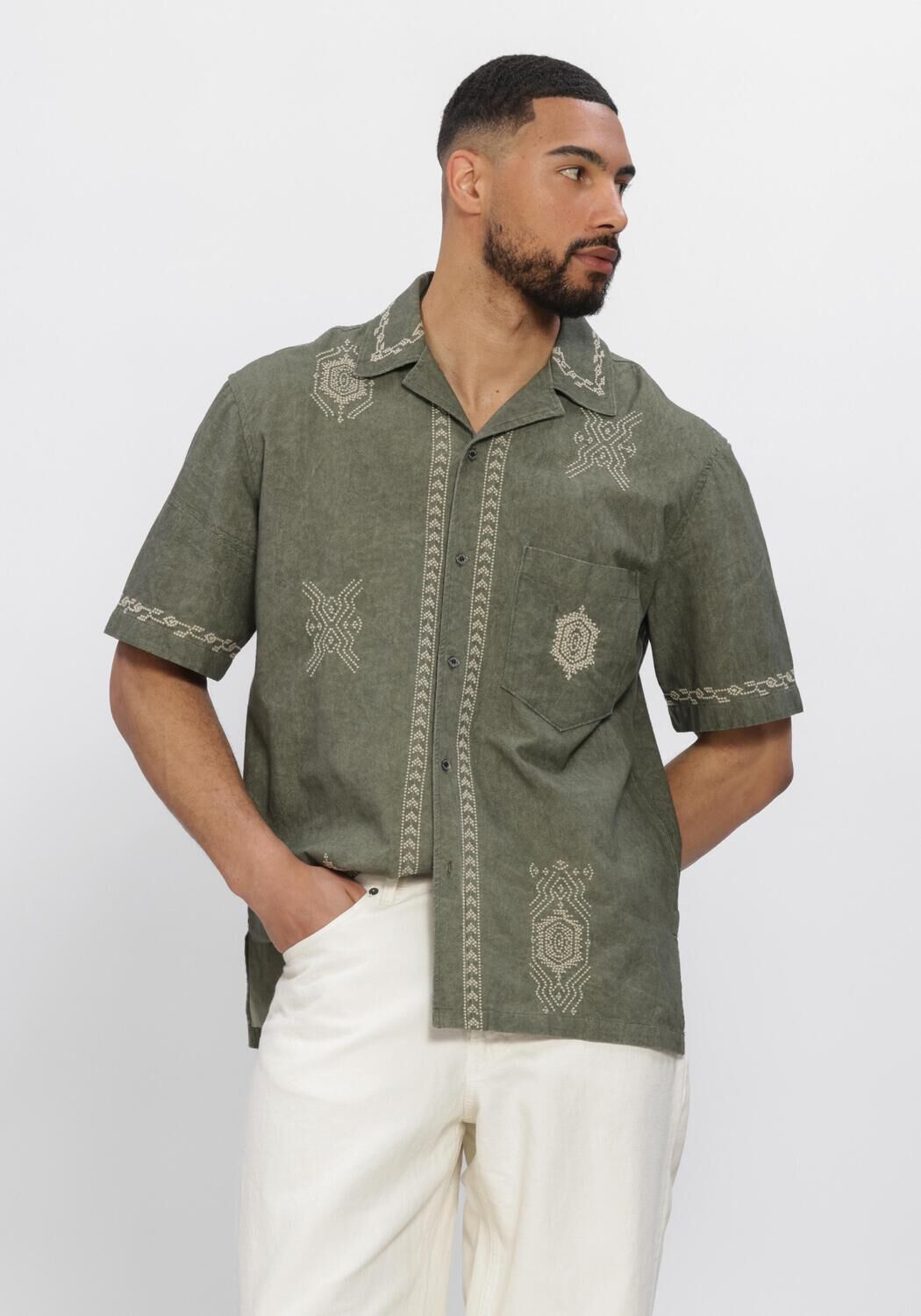 Groene ISABEL MARANT Overshirt ZEKIM SHIRT - large