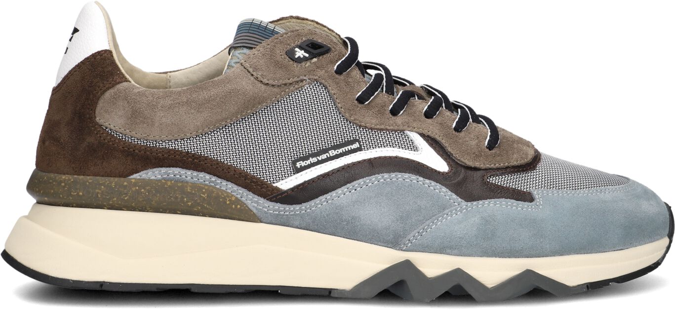 Floris van Bommel Lage Sneakers Heren Sfm-10178, Maat: 41⅓, Materiaal: Suède, Kleur: Blauw