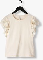Gebroken wit SUMMUM T-shirt JERSEY TOP TEE WITH LACE Gebroken wit SUMMUM T-shirt JERSEY TOP TEE WITH LACE - medium