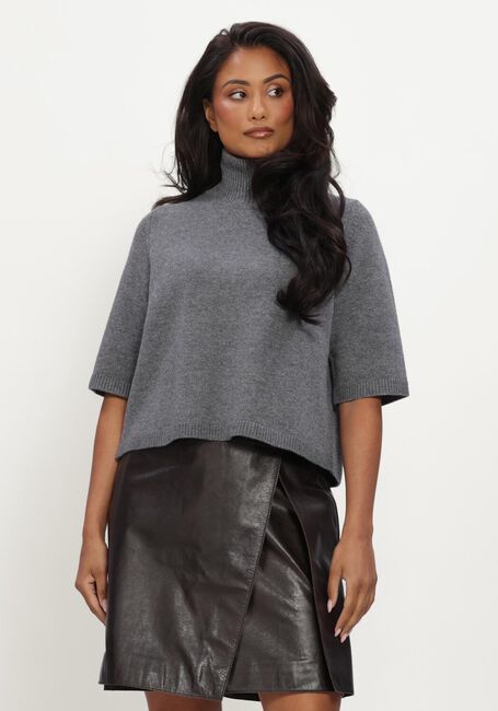 Grijze LUISA CERANO Coltrui TURTLENECK AUS WOLL-MIX - large