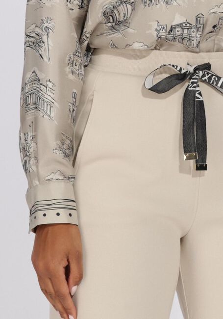 Ecru MAX MARA Wijde broek BALI - large