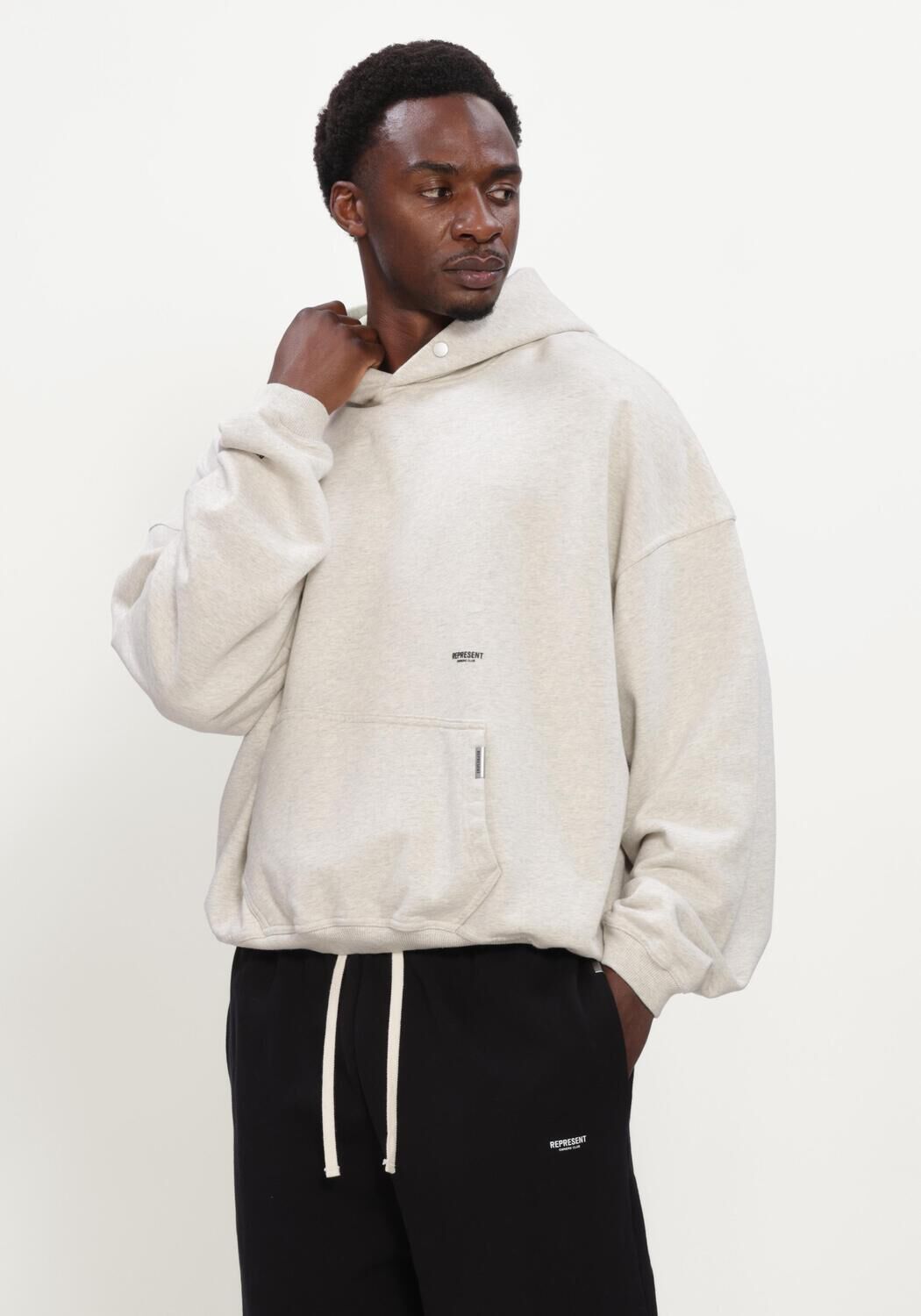 Zand REPRESENT Trui MICRO OWNERS CLUB HOODIE - large