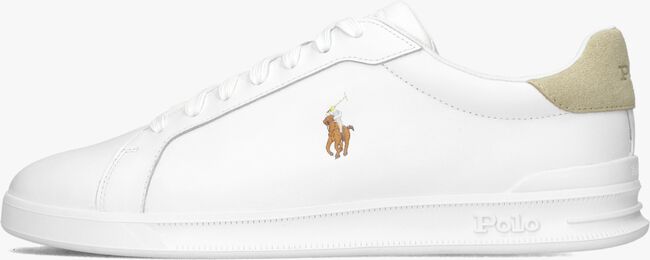 witte polo ralph lauren lage sneakers hrt court