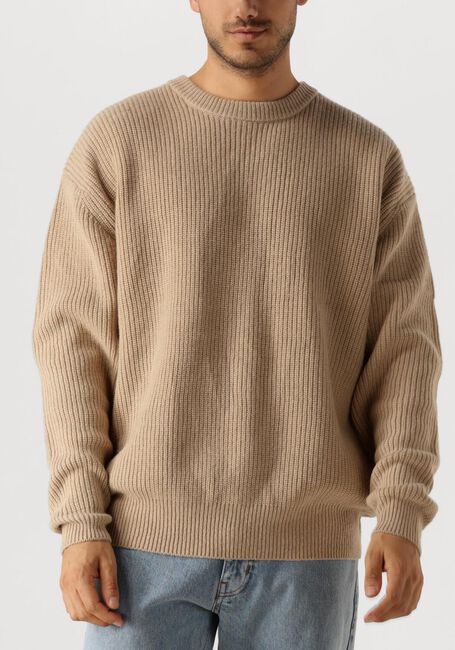 Beige WOODBIRD Trui WBKURT BASE KNIT - large
