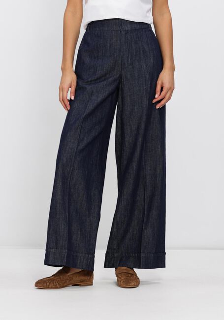Donkerblauwe MAX MARA Wijde broek DENIM TROUSER - large