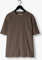 Bruine WOODBIRD T-shirt WBBAINE WAFFEL TEE - medium