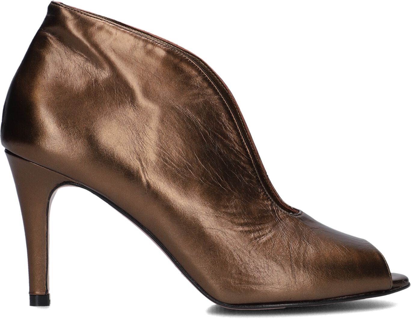 Toral Enkellaarsjes
Dames 10421 Met, Maat: 42, Materiaal: Leer, Kleur: Brons