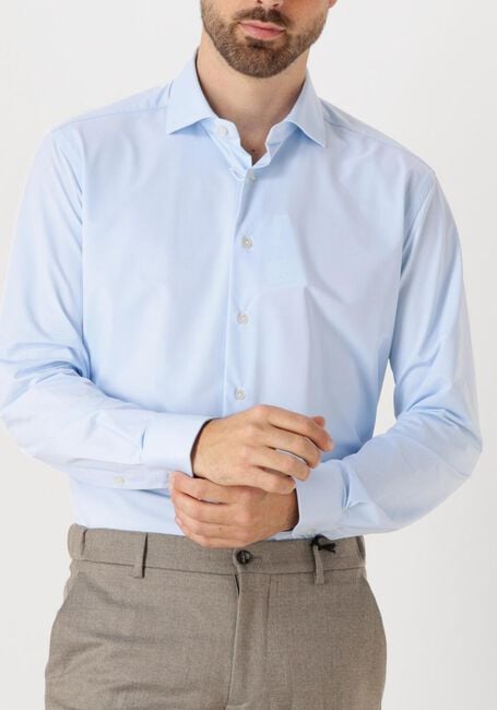 Lichtblauwe XACUS Klassieke overhemden ACTIVE SHIRT 520ML - large