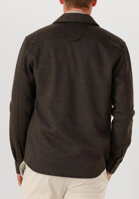 Bruine PROFUOMO Overshirt OVERSHIRT CUTAWAY KNITTED - large