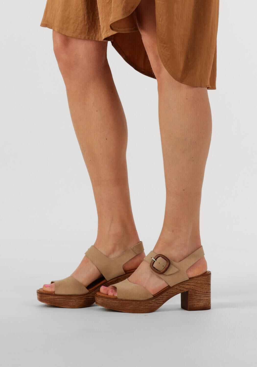 Beige STEFANO LAURAN Sandalen met hak 930 - large