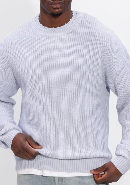 Lichtblauwe NEW AMSTERDAM SURF ASSOCIATION Trui BIG LOGO CREWNECK - large