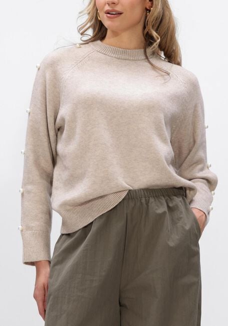 Beige CO'COUTURE Truien/vesten ROWAN PEARL SLEEVE KNIT - large