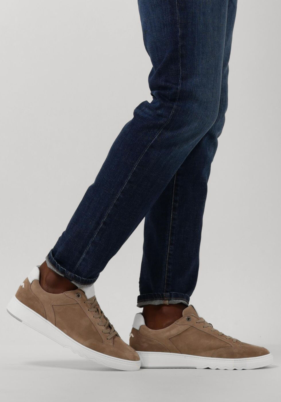 Bruine FLORIS VAN BOMMEL Lage sneakers SFM-10183 KUPSTER - large