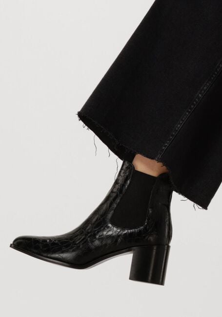 Zwarte LODI Enkellaarsjes GAB4962 - large