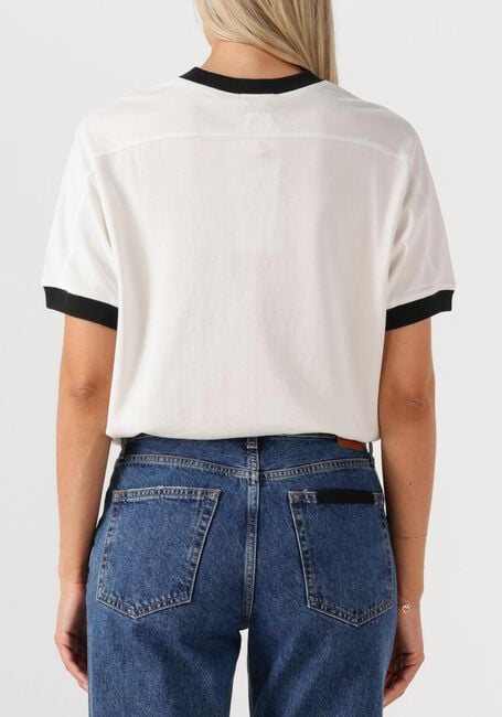 Witte ANINE BING T-shirt JAYLIN TEE PARIS - large