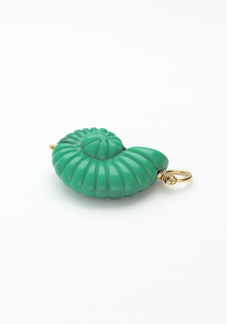 Groene BONNIE STUDIOS Oorbellen GREEN SHELL BIG PENDANT - large