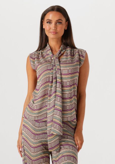 Multi SUMMUM Top TOP MULTICOLOUR SPARKLY WAVE - large