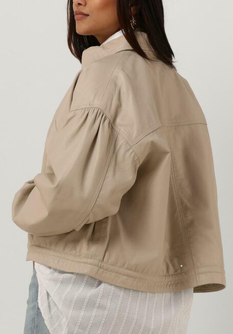 Beige IBANA Leren jas JAREL - large