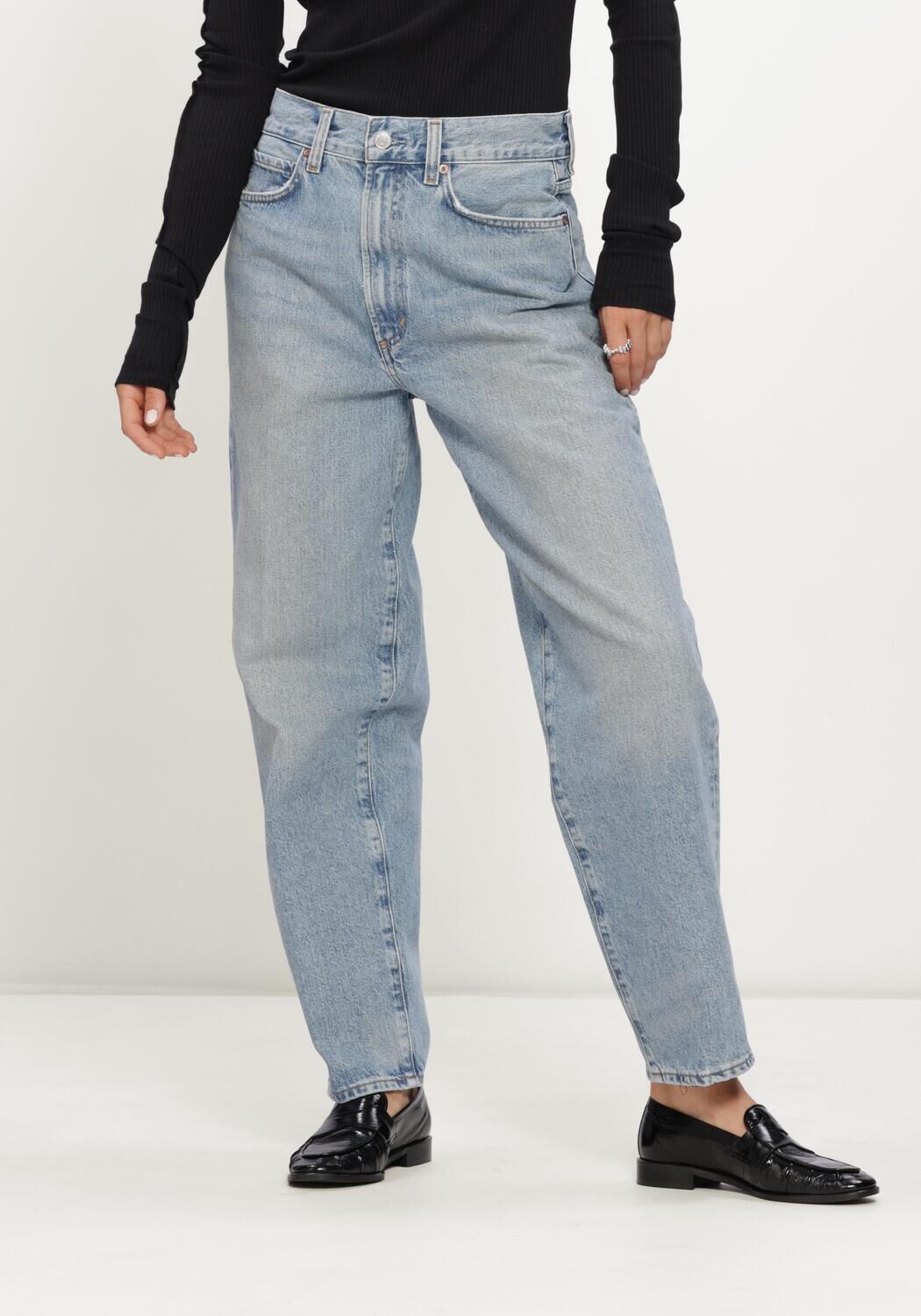 Blauwe AGOLDE Straight leg jeans 80'S JEAN IN ORBITAL - large