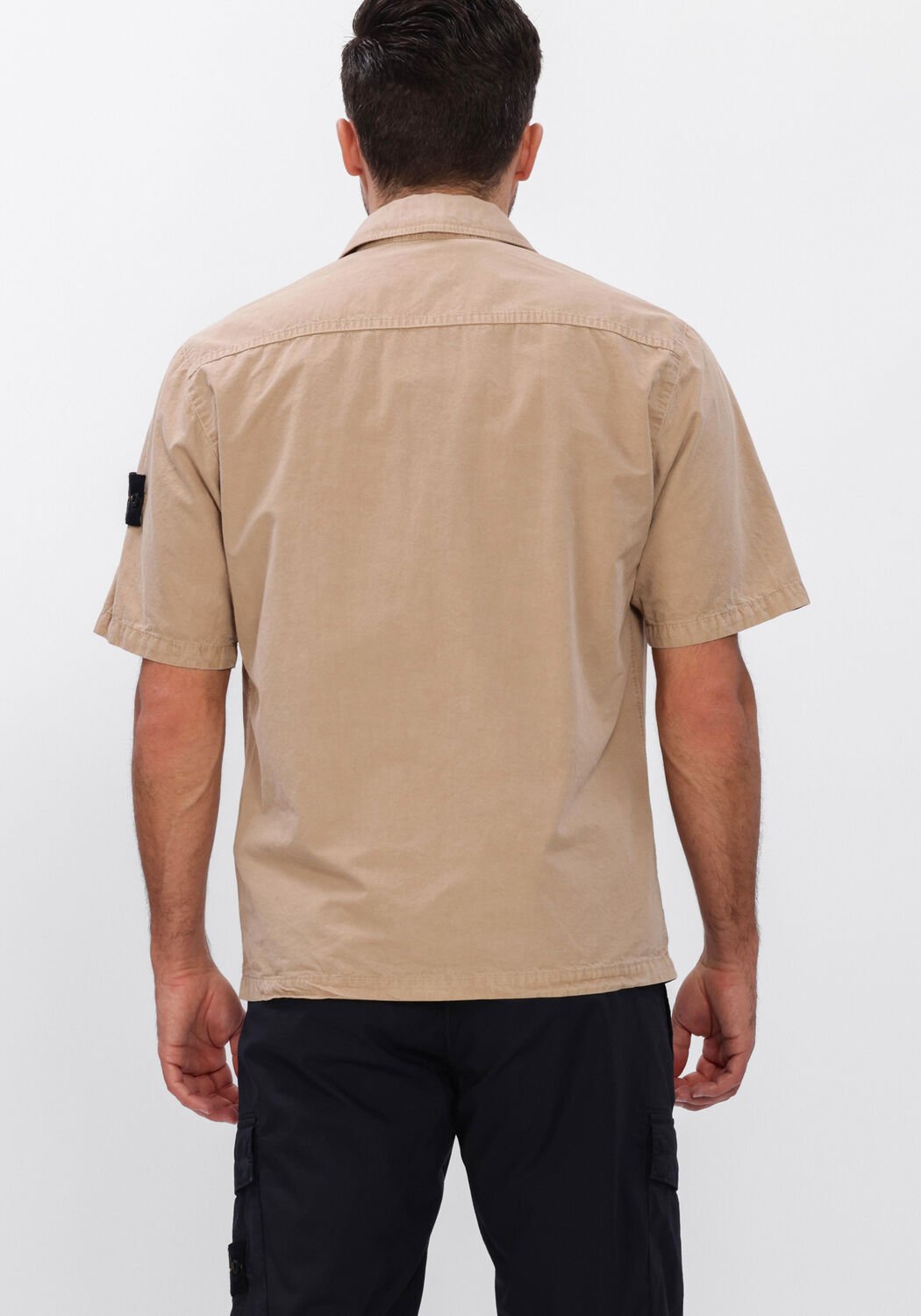 Beige STONE ISLAND Casual overhemd SHIRTS VO19A - large