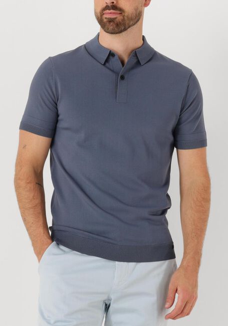 Grijze GENTI Polo POLO BUTTON SS K2046-1260 - large
