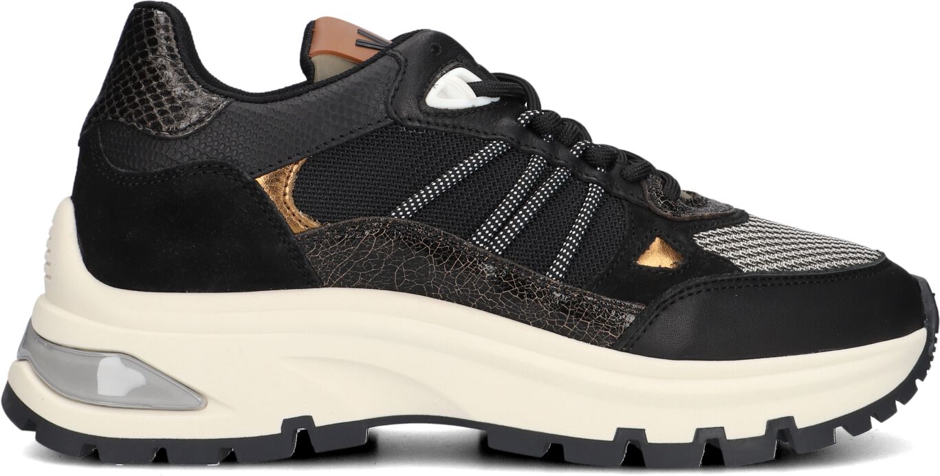 VIA VAI Lage Sneakers Dames Liz Dae, Maat: 42, Materiaal: Leer, Kleur: Zwart