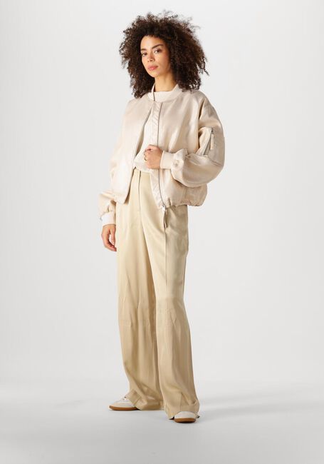 Beige BEAUMONT Jack GOLDIE BOMBER JACKET - large