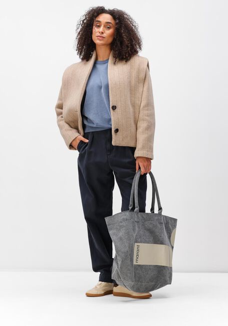 Donkerblauwe ISABEL MARANT Wijde broek NERIAH-GB - large