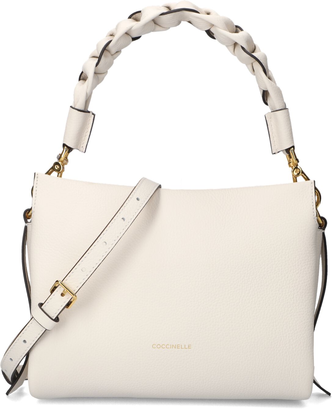 Coccinelle Schoudertas
Dames Boheme Grana Double, Materiaal: Leer, Kleur: Wit