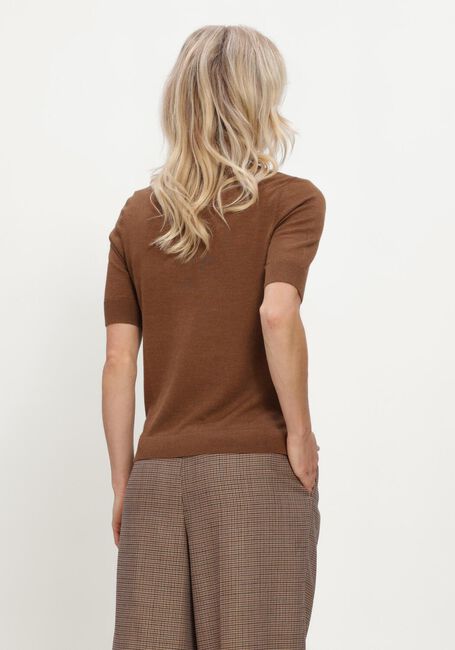 Bruine LUISA CERANO Top PULLOVER AUS WOLL-MIX - large