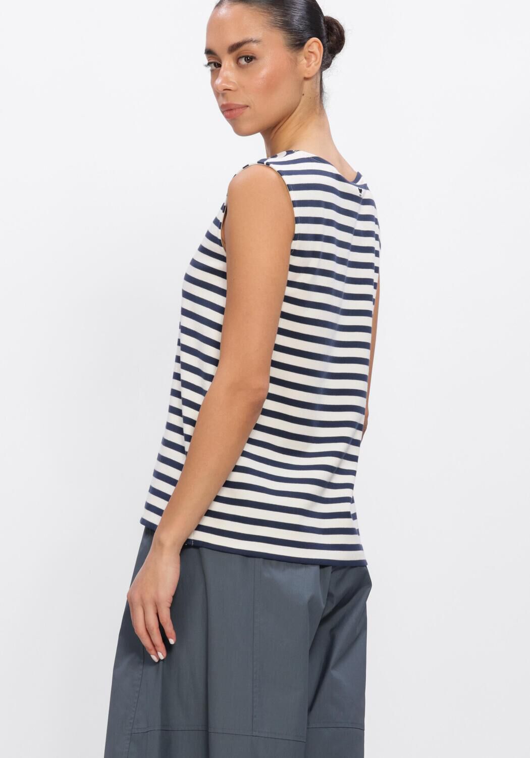 Donkerblauwe MAX MARA Tops & T-shirts SINGLET - large