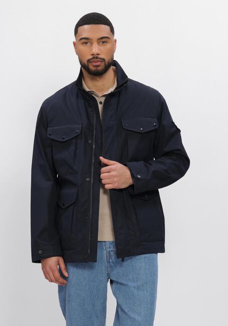 Donkerblauwe STONE ISLAND Jack FIELD JACKET S0F01 - large