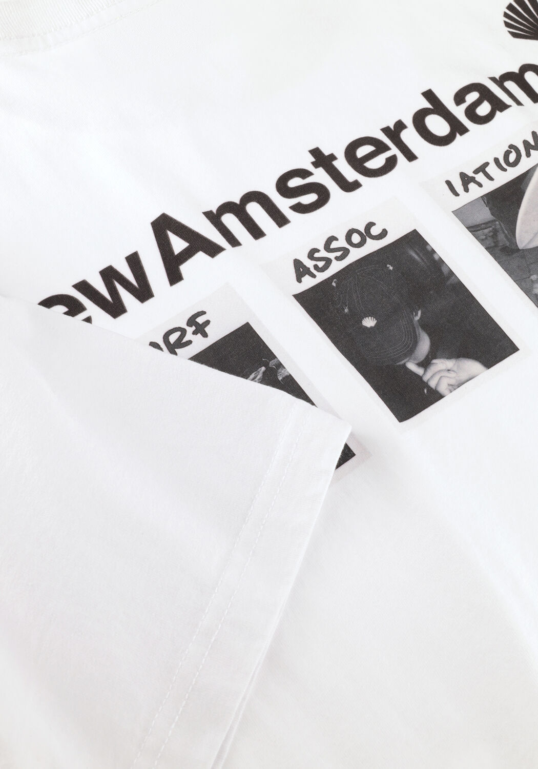 Witte NEW AMSTERDAM SURF ASSOCIATION T-shirt PHOTO TEE - large