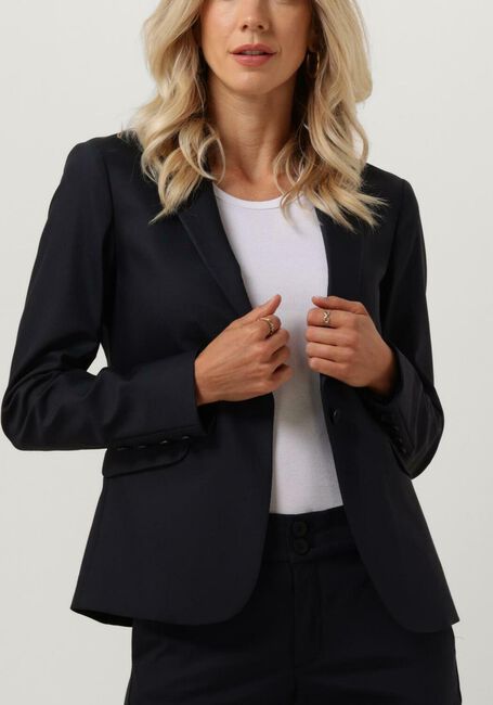 Donkerblauwe MOS MOSH Blazer BLAKE NIGHT BLAZER SUSTAINABLE - large